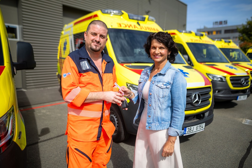 15 nových Sprinterů a 3 nové Kodiaqy pro vozový park jihomoravské záchranky...